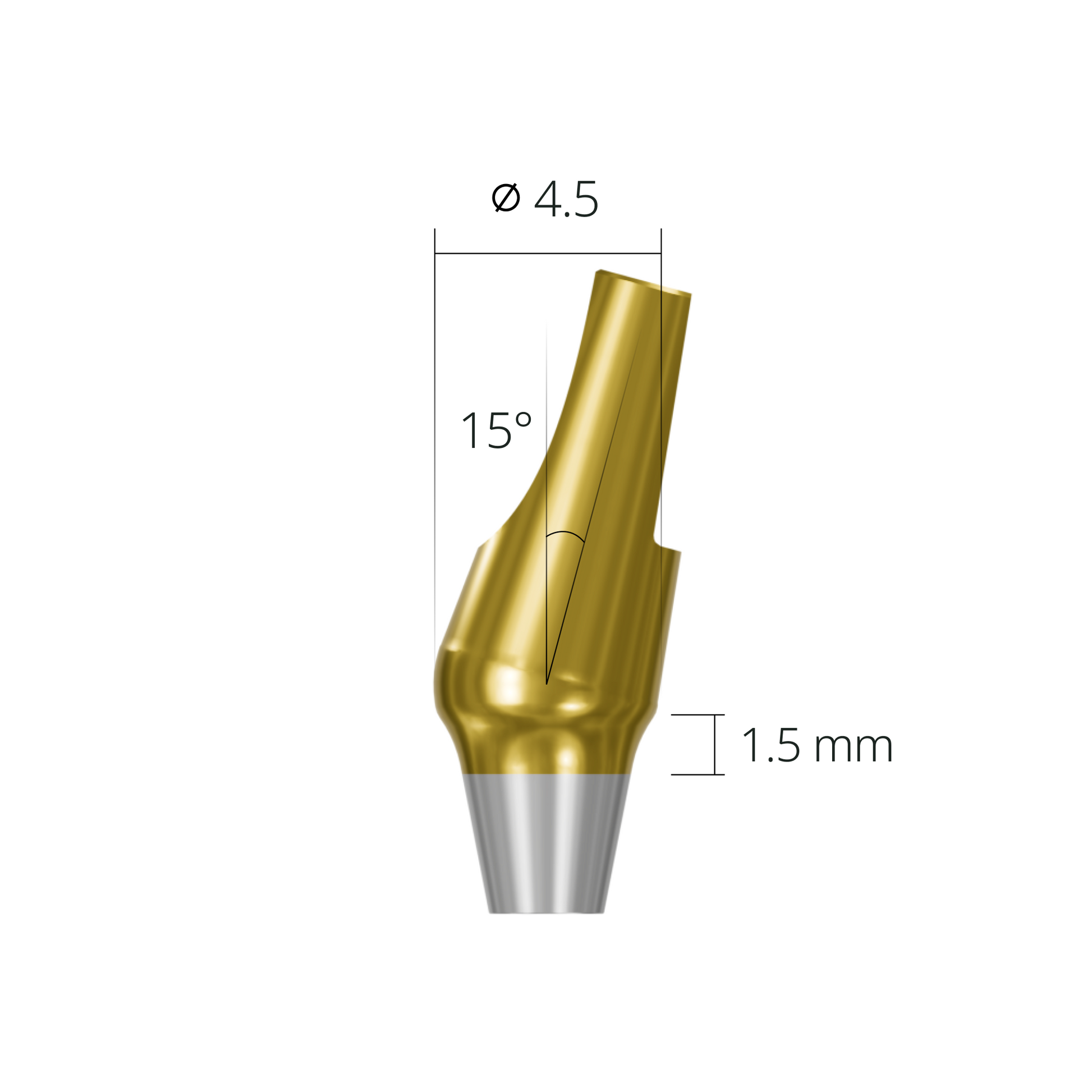 aab154515n*abutment*15 1.5 non-hex