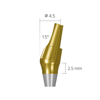 aab154525n*abutment*15 2.5 non-hex