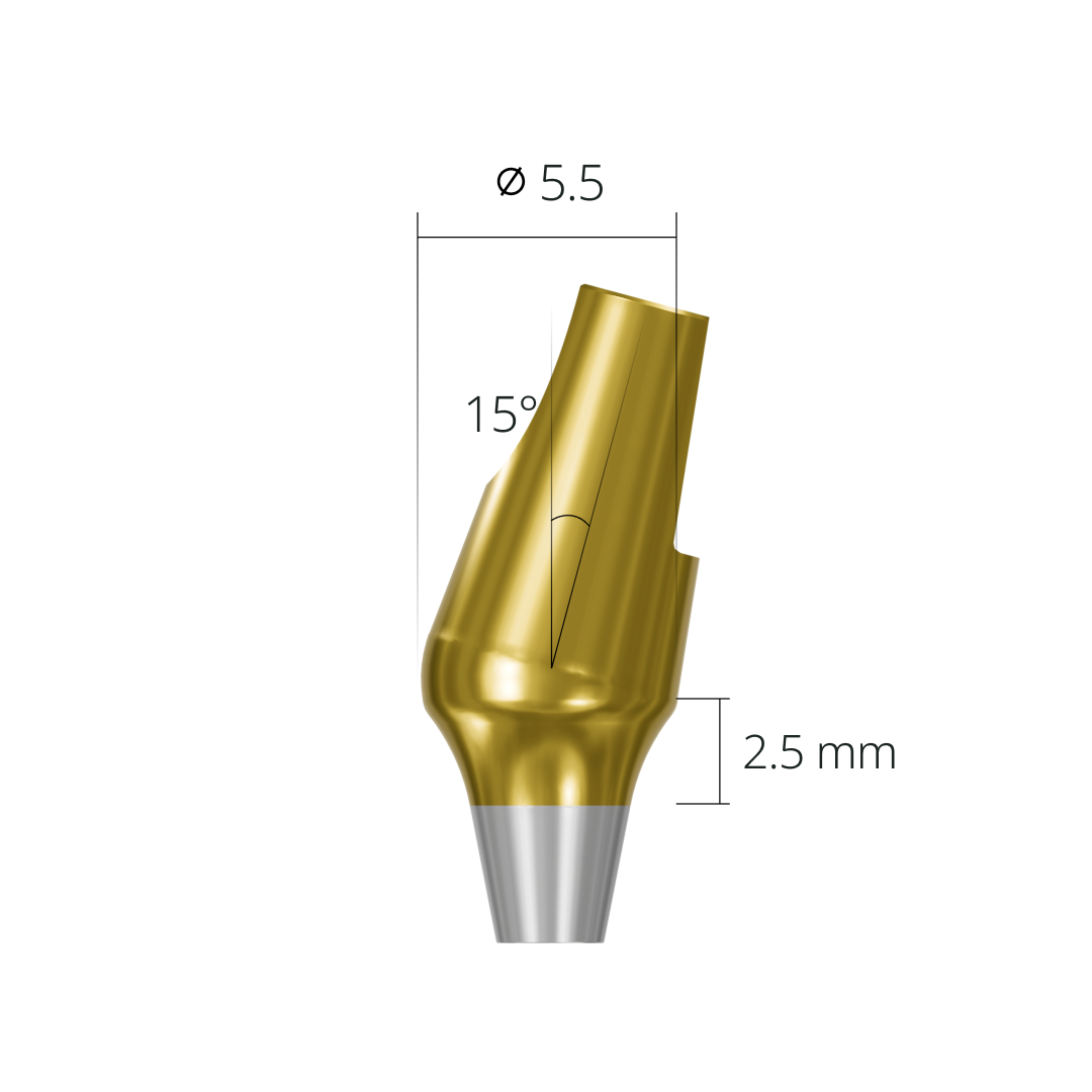 aab155525n*abutment*15 2.5 non-hex