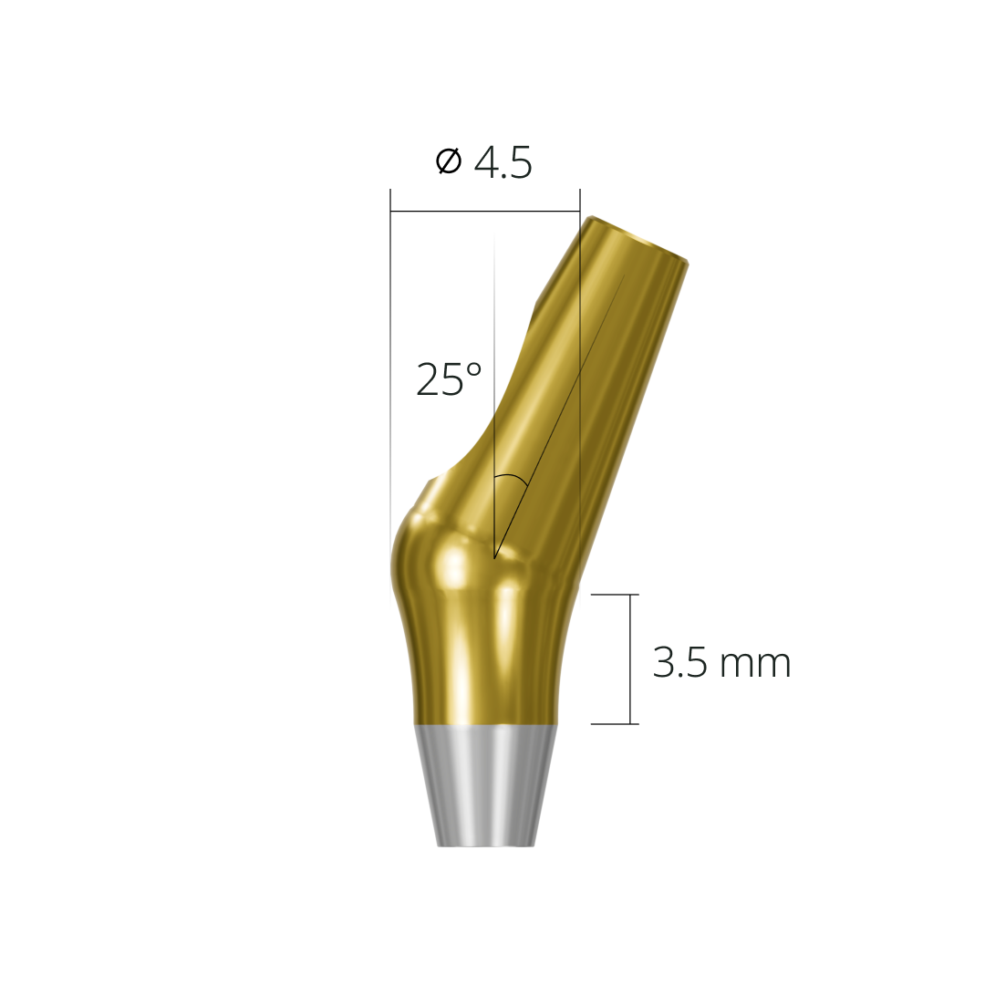 aab254525n*abutment*25 3.5 non-hex