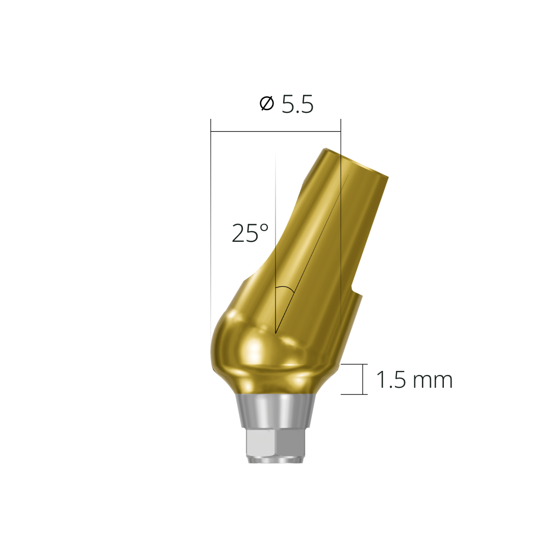 aab255515h*abutment*55 1.5 hex