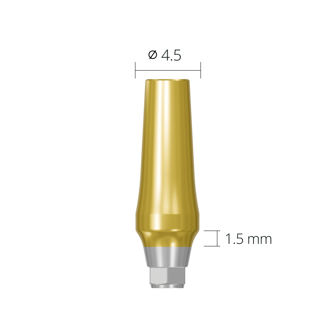 amab45156h*abutment*4.5 1.5 hex