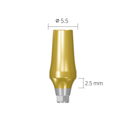 amab55257h*abutment*5.5 2.5 hex