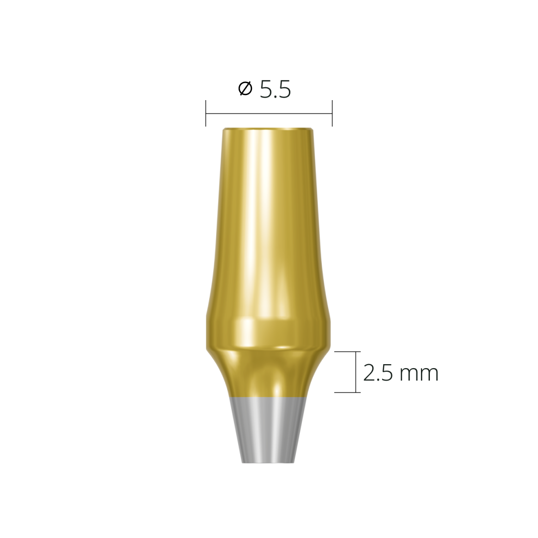 amab55257n*abutment*5.5 2.5 non-hex