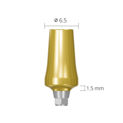 amab65157n*abutment*6.5 1.5 hex