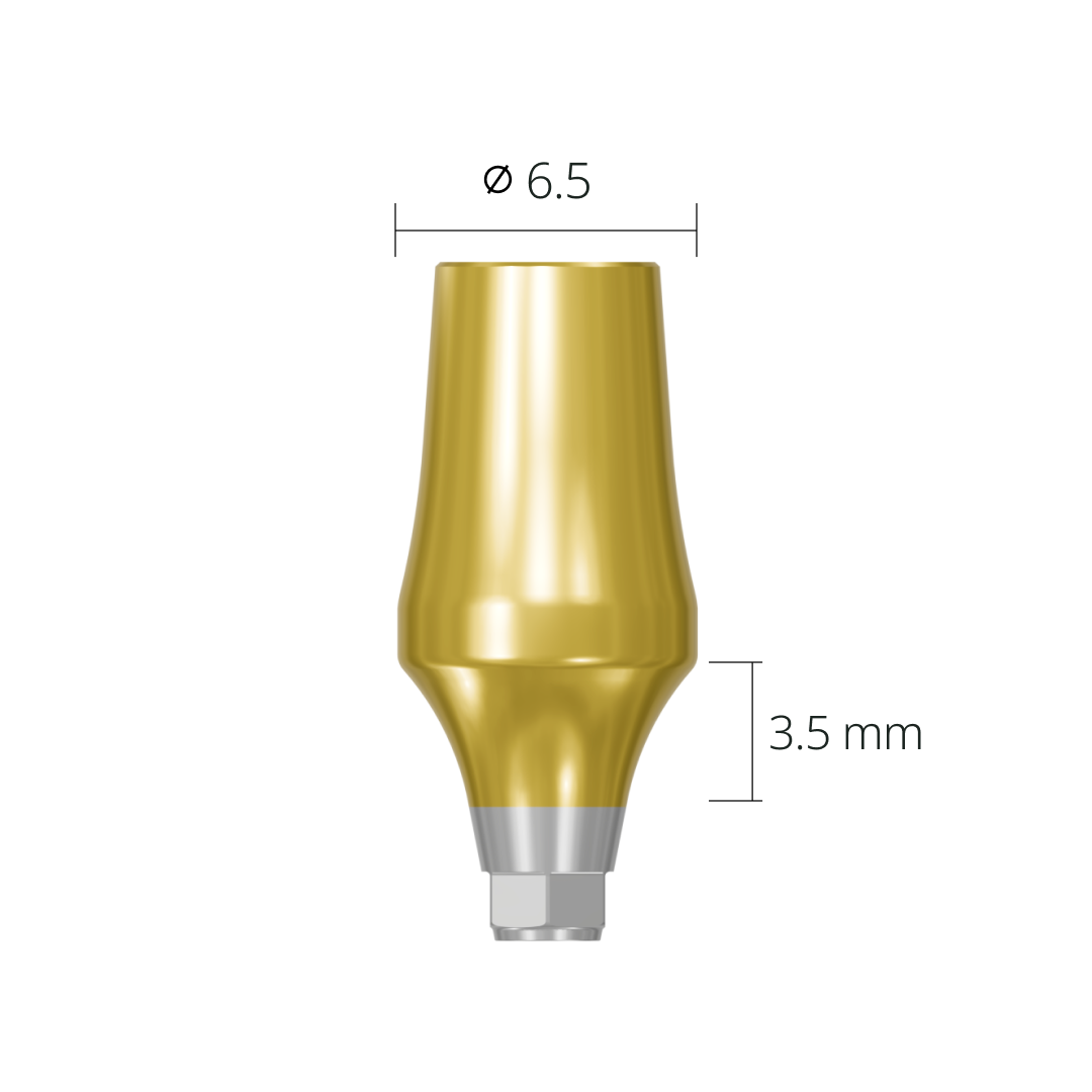 amab65358h*abutment*6.5 3.5 hex