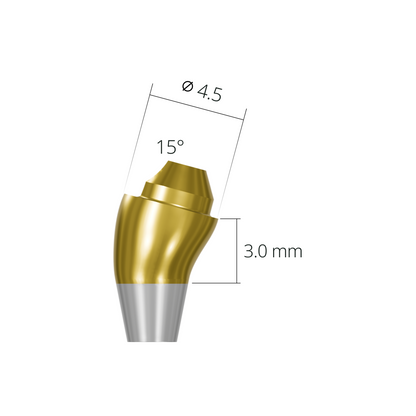 asa451530rn*abutment*15 3.0 non-hex