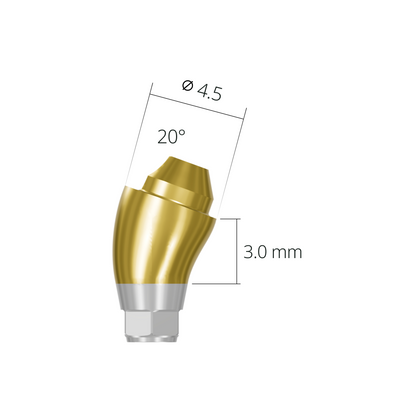 asa452030rh*abutment*20 3.0 hex