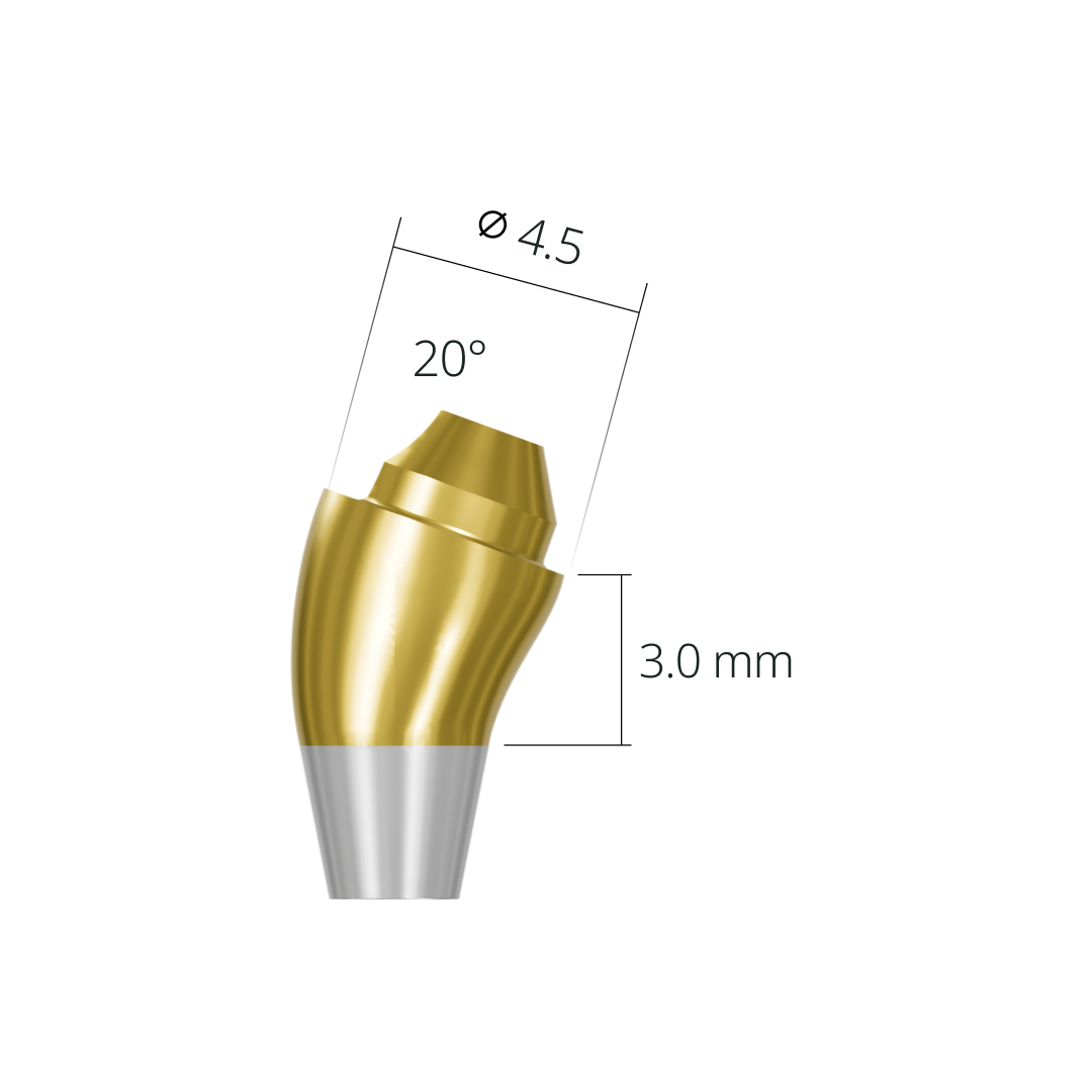 asa452030rn*abutment*20 3.0 non-hex