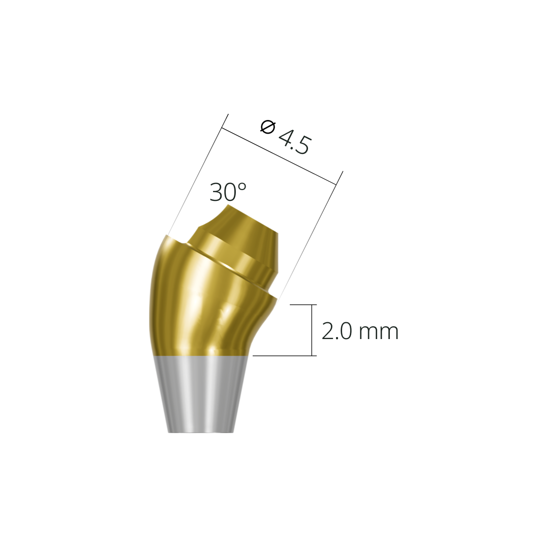 asa453020rn*abutment*30 2.0 non-hex