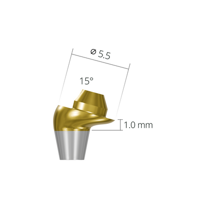 asa551510rh*abutment*1.0 15 non-hex