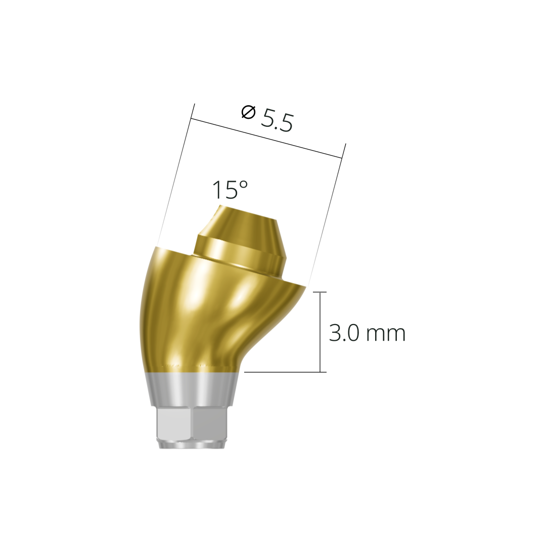 asa551510rh*abutment*3.0 15 hex
