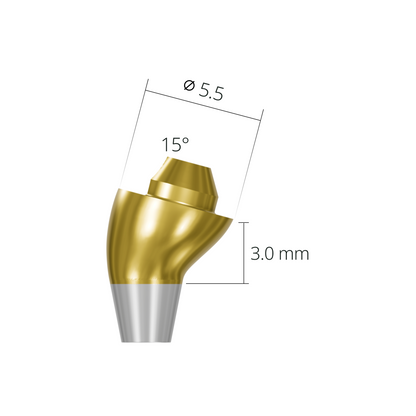 asa551510rh*abutment*3.0 15 non-hex