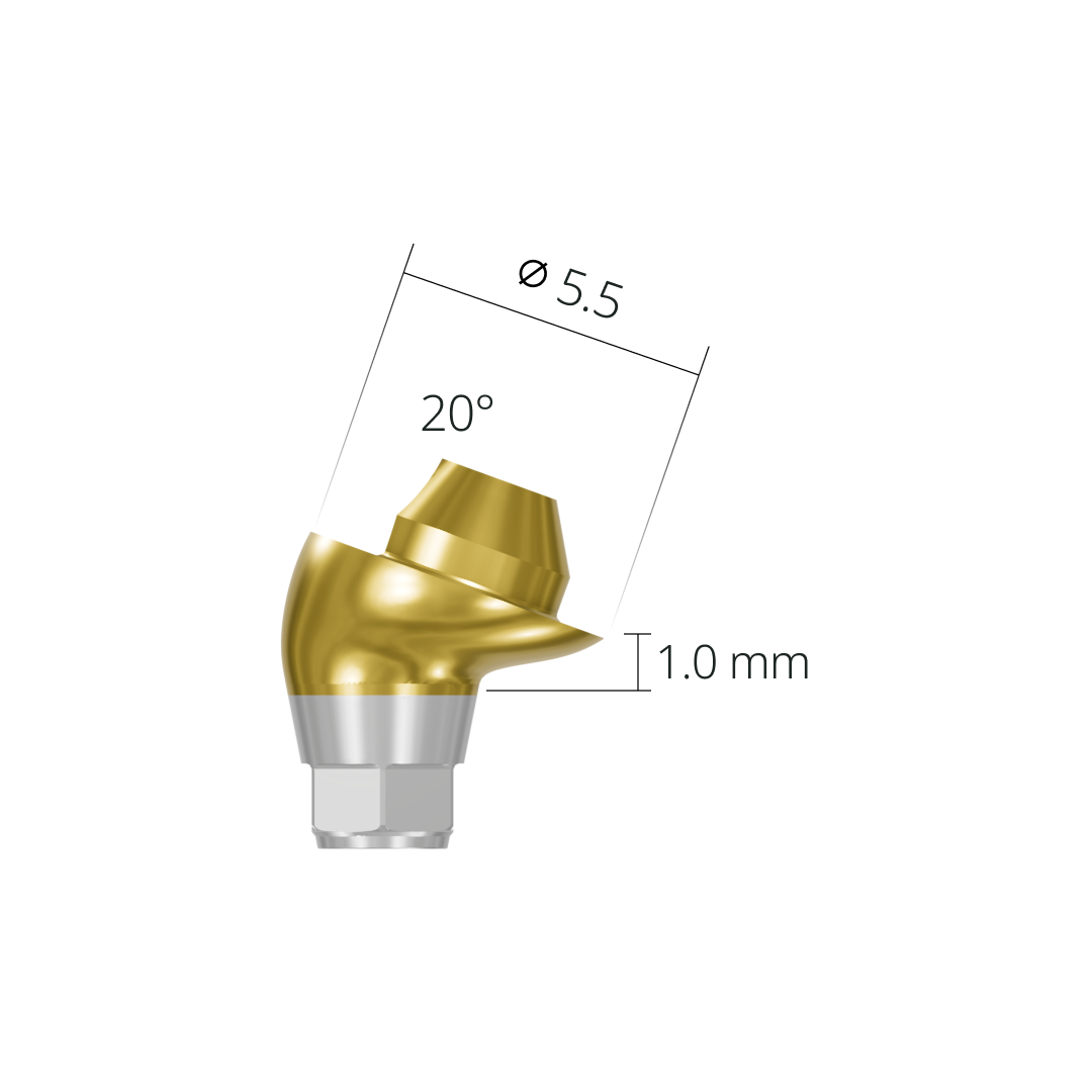 asa552010rh*abutment*1.0 20 hex