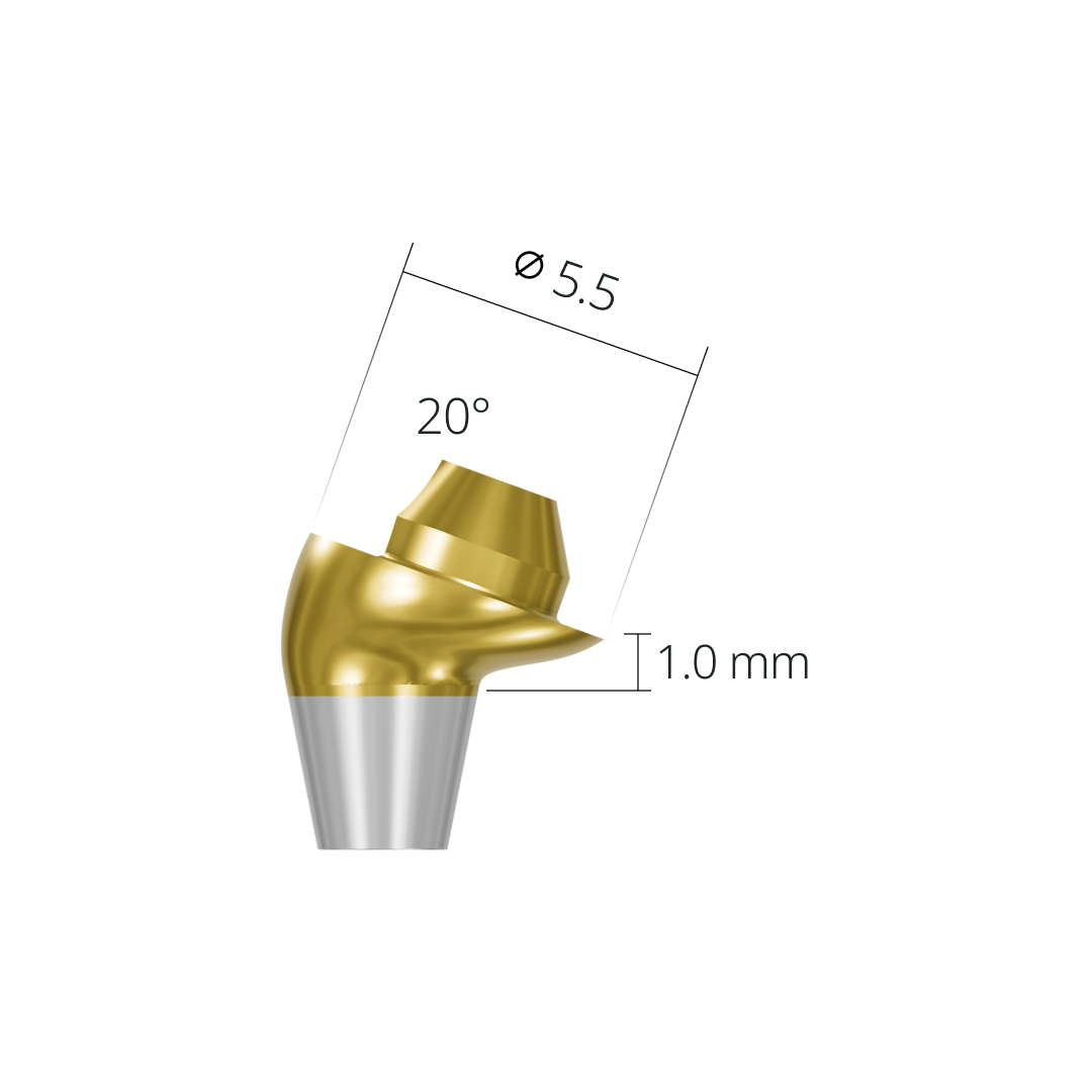 asa552010rh*abutment*1.0 20 non-hex
