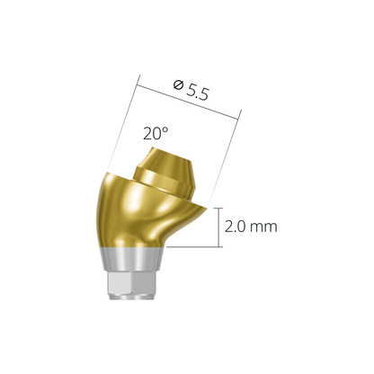 asa552010rh*abutment*2.0 20 hex