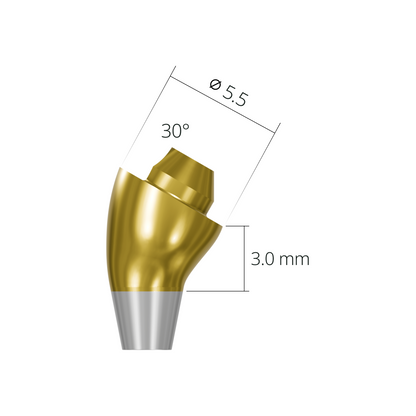 asa553010rh*abutment*3.0 3.0 non-hex