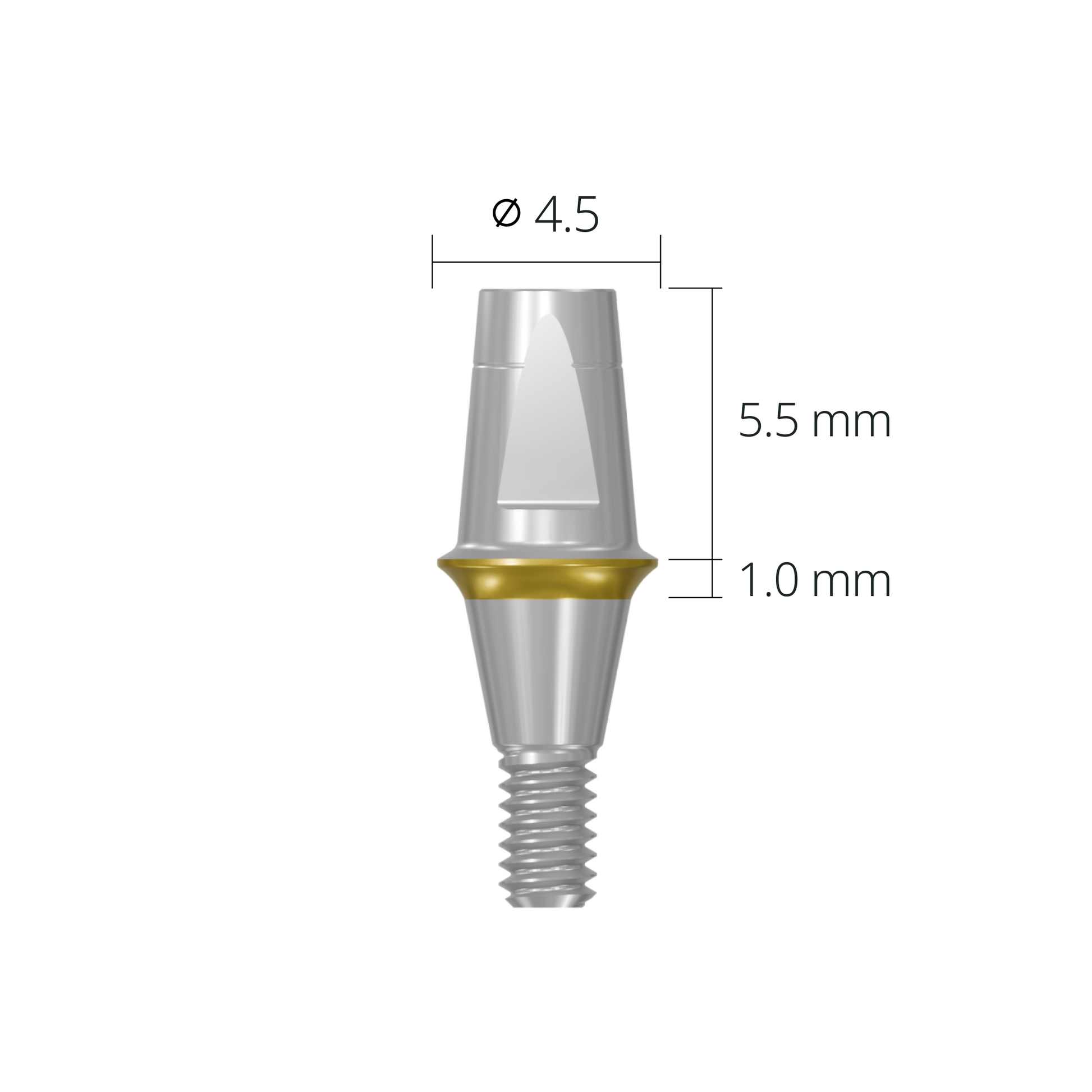 cab4510*abutment*4.5 1.0 long