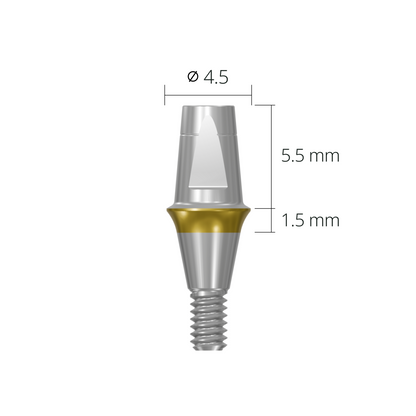 cab4515*abutment*4.5 1.5 long