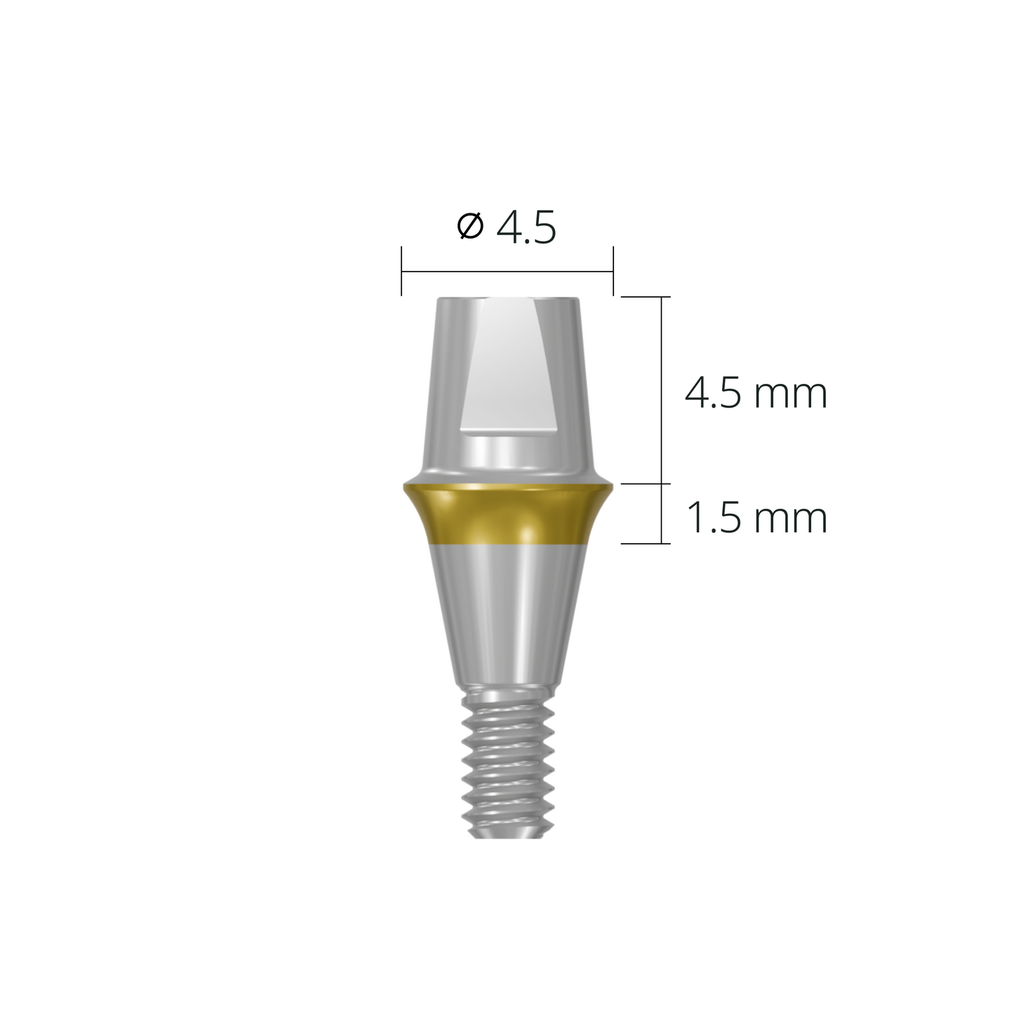 cab4515s*abutment*4.5 1.5 short