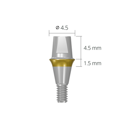 cab4515s*abutment*4.5 1.5 short