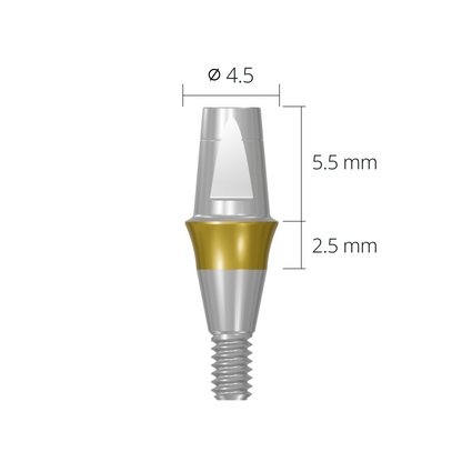 cab4525*abutment*4.5 2.5 long