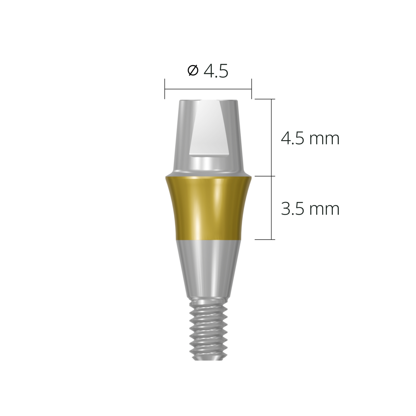 cab4535s*abutment*4.5 3.5 short