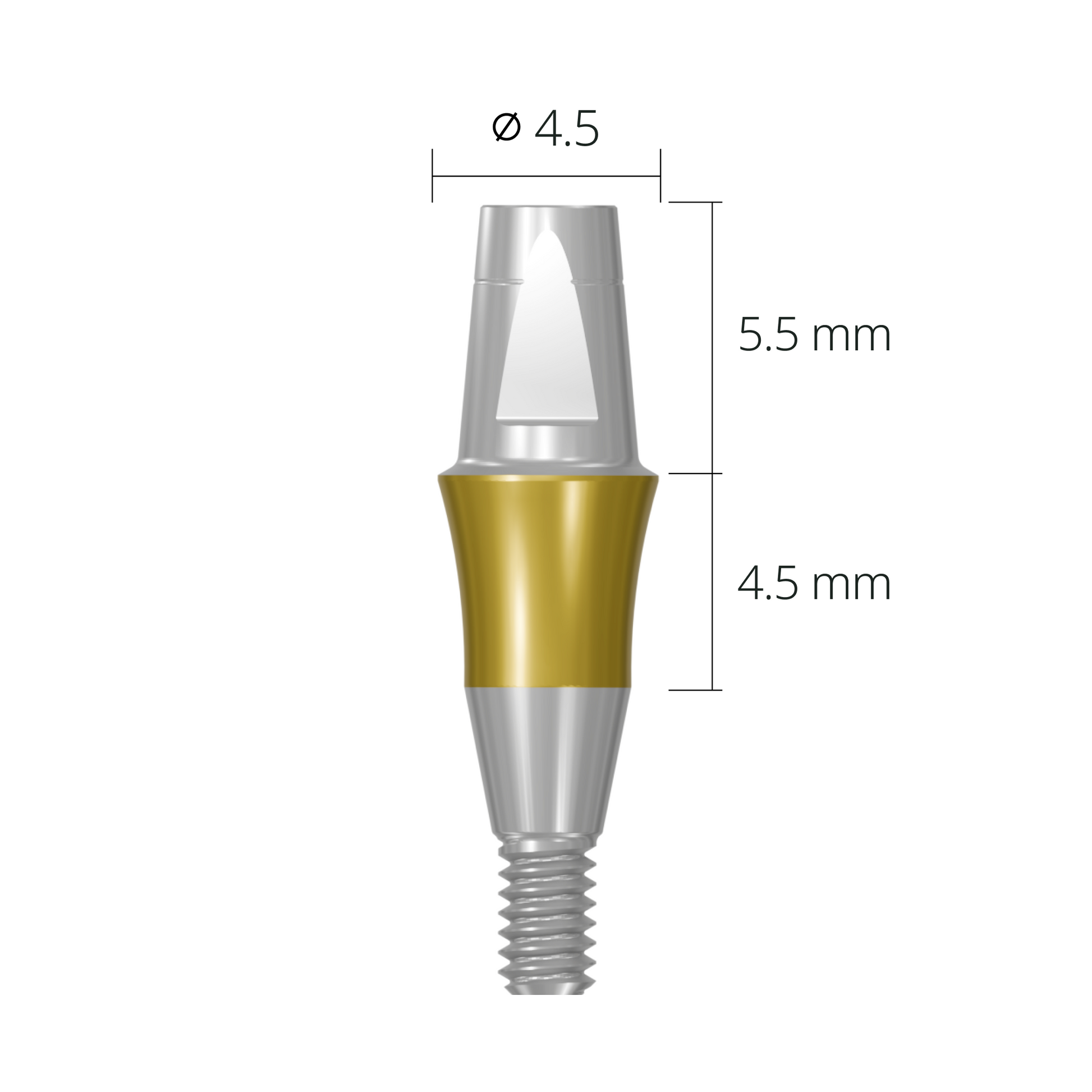 cab4545*abutment*4.5 4.5 long