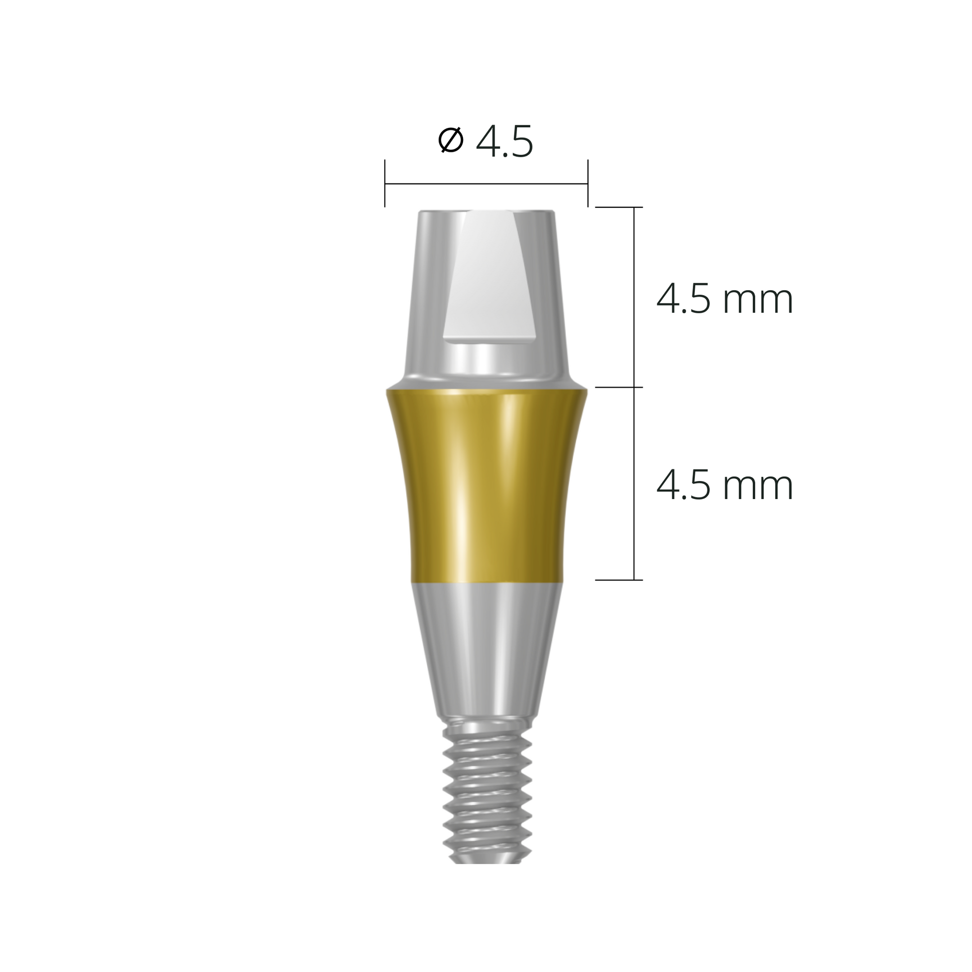 cab4545s*abutment*4.5 4.5 short