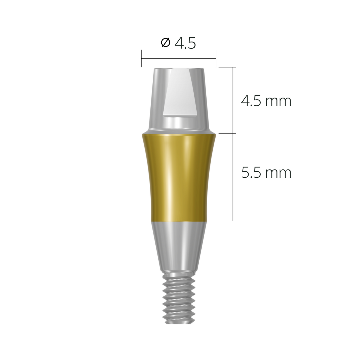 cab4555s*abutment*4.5 5.5 short