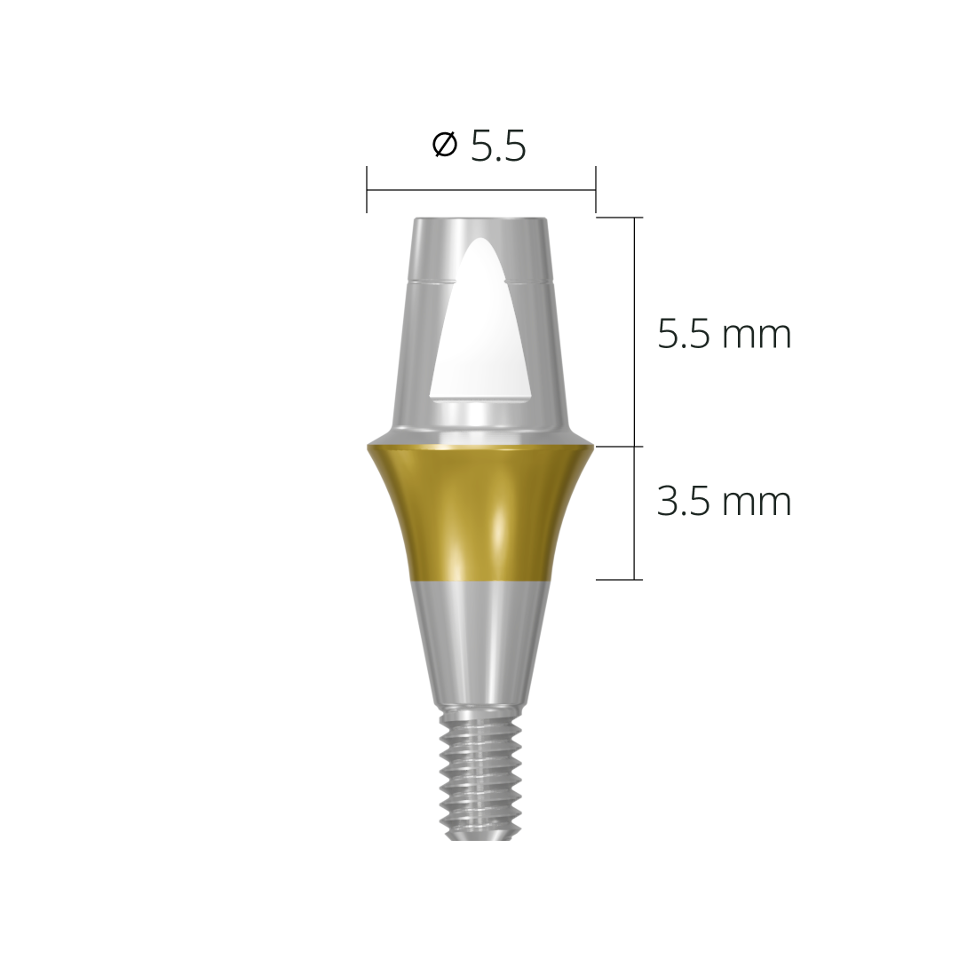 cab5525*abutment*5.5 3.5 long