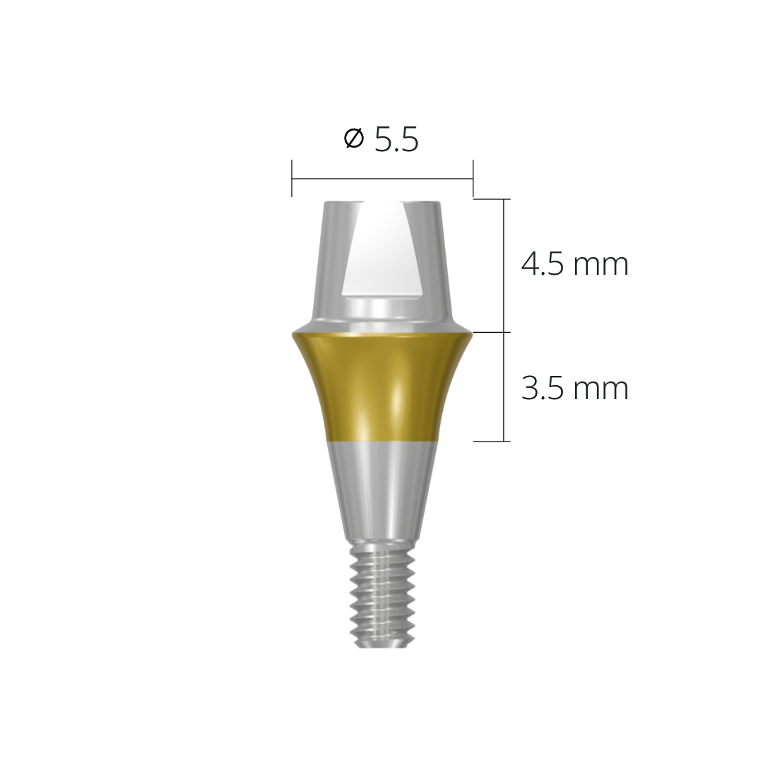 cab5535s*abutment*5.5 3.5 short