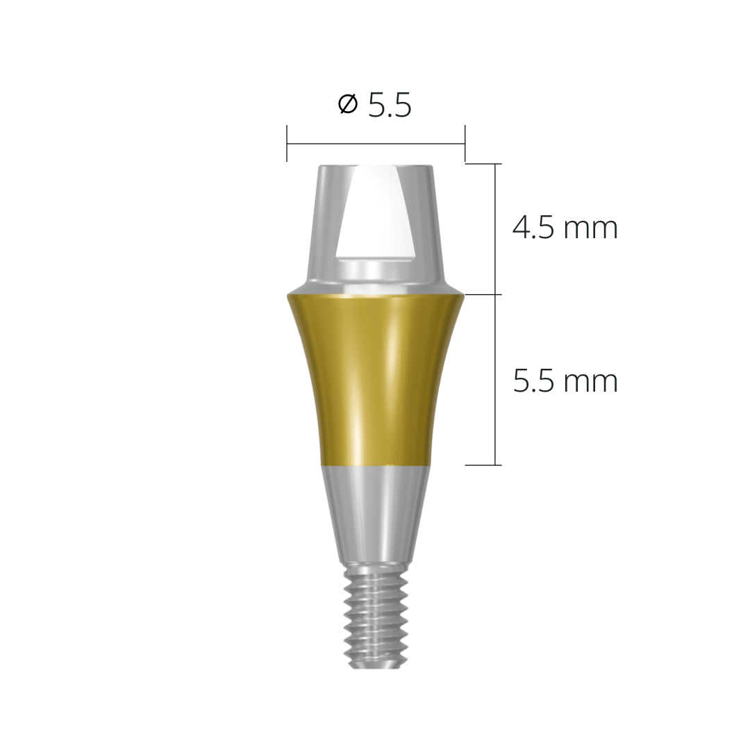 cab5555s*abutment*5.5 5.5 short