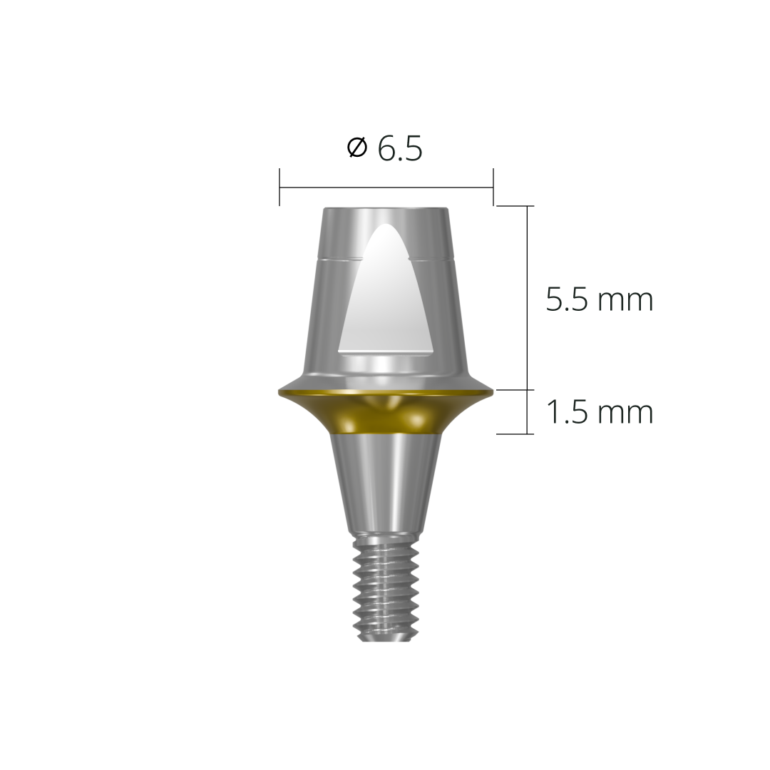 cab6515*abutment*long 6.5 1.5 mm