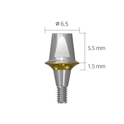 cab6515*abutment*long 6.5 1.5 mm