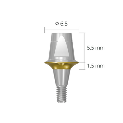 cab6515*abutment*6.5 1.5 long