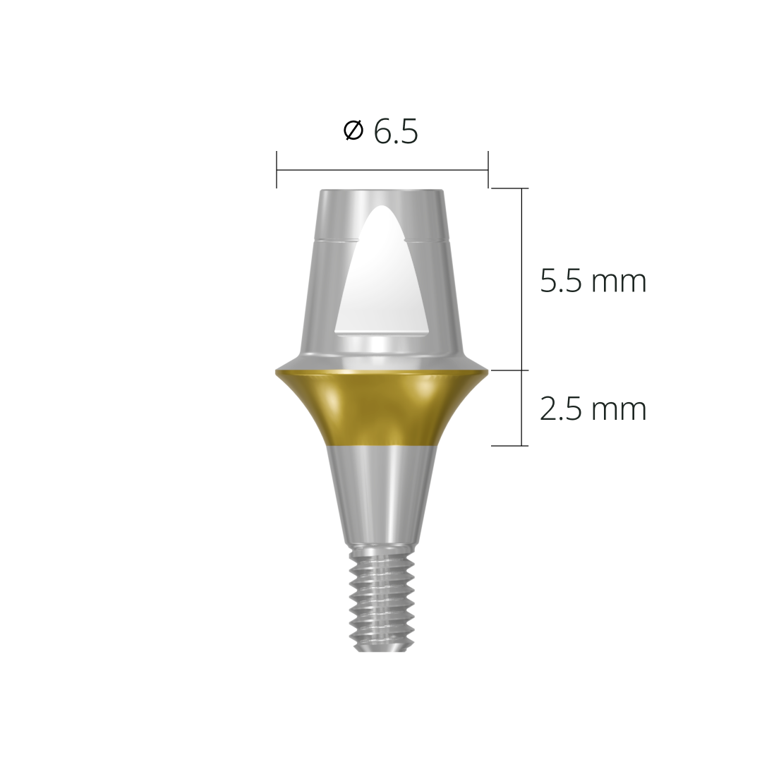 cab6525*abutment*6.5 2.5 long