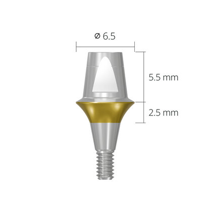 cab6525*abutment*6.5 2.5 long