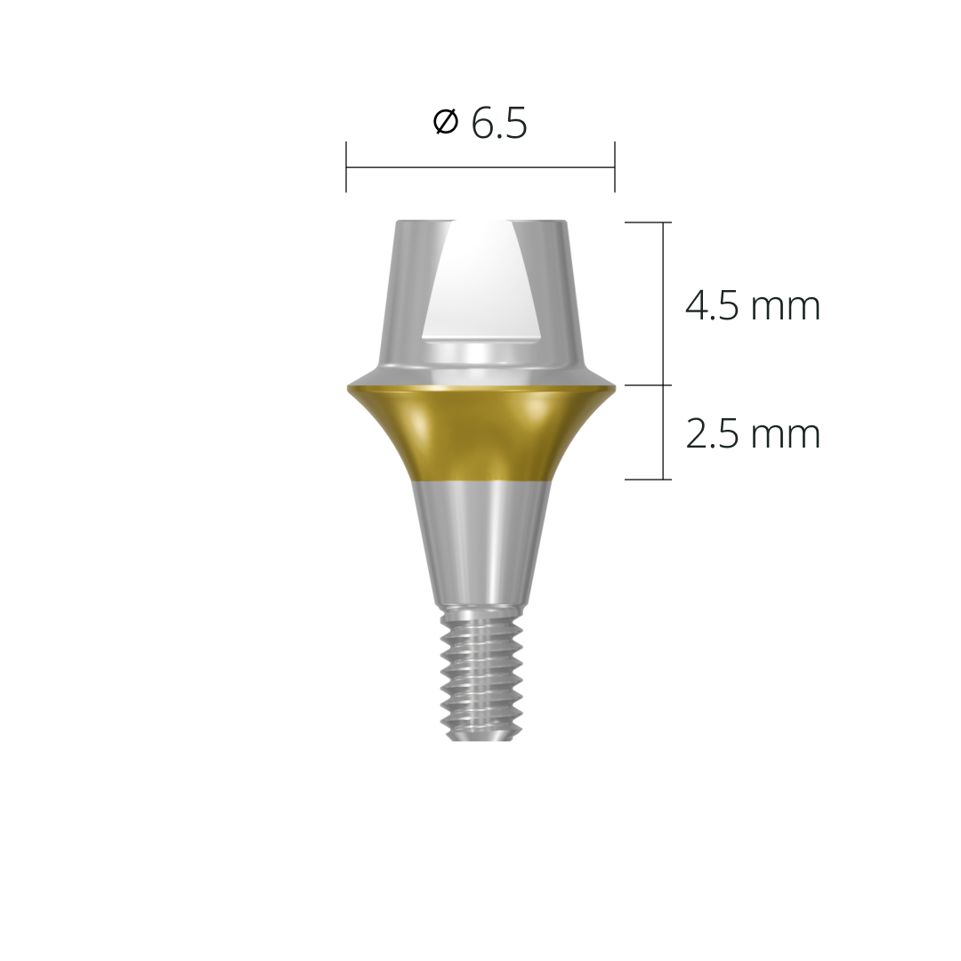 cab6525s*abutment*6.5 2.5 short