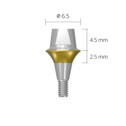 cab6525s*abutment*6.5 2.5 short