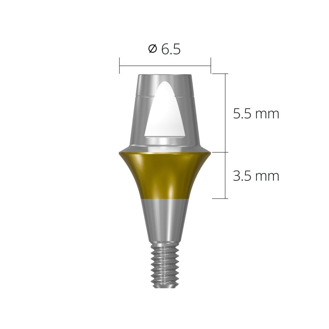 cab6535*abutment*long 6.5 3.5 mm