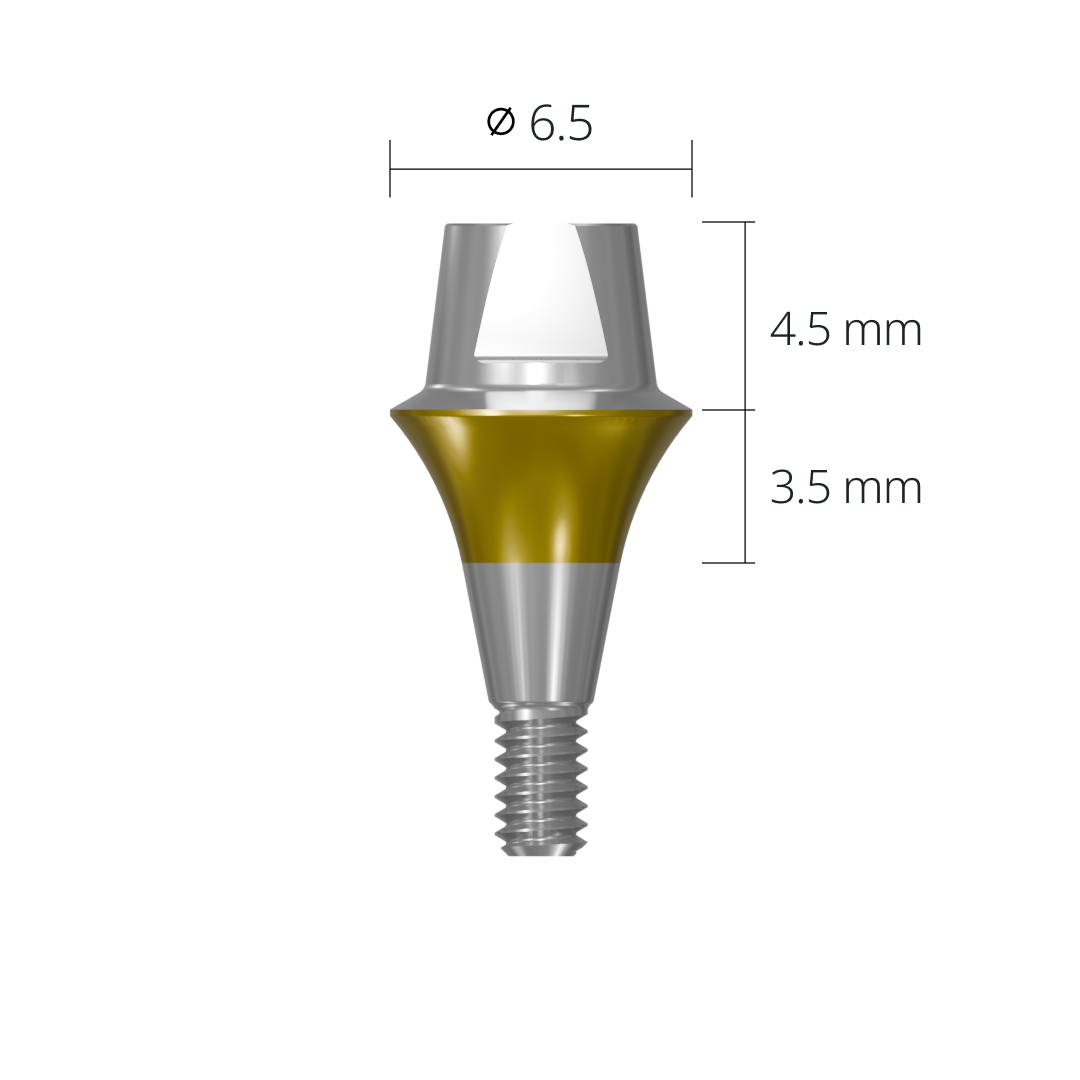cab6535s*abutment*short 6.5 3.5 mm