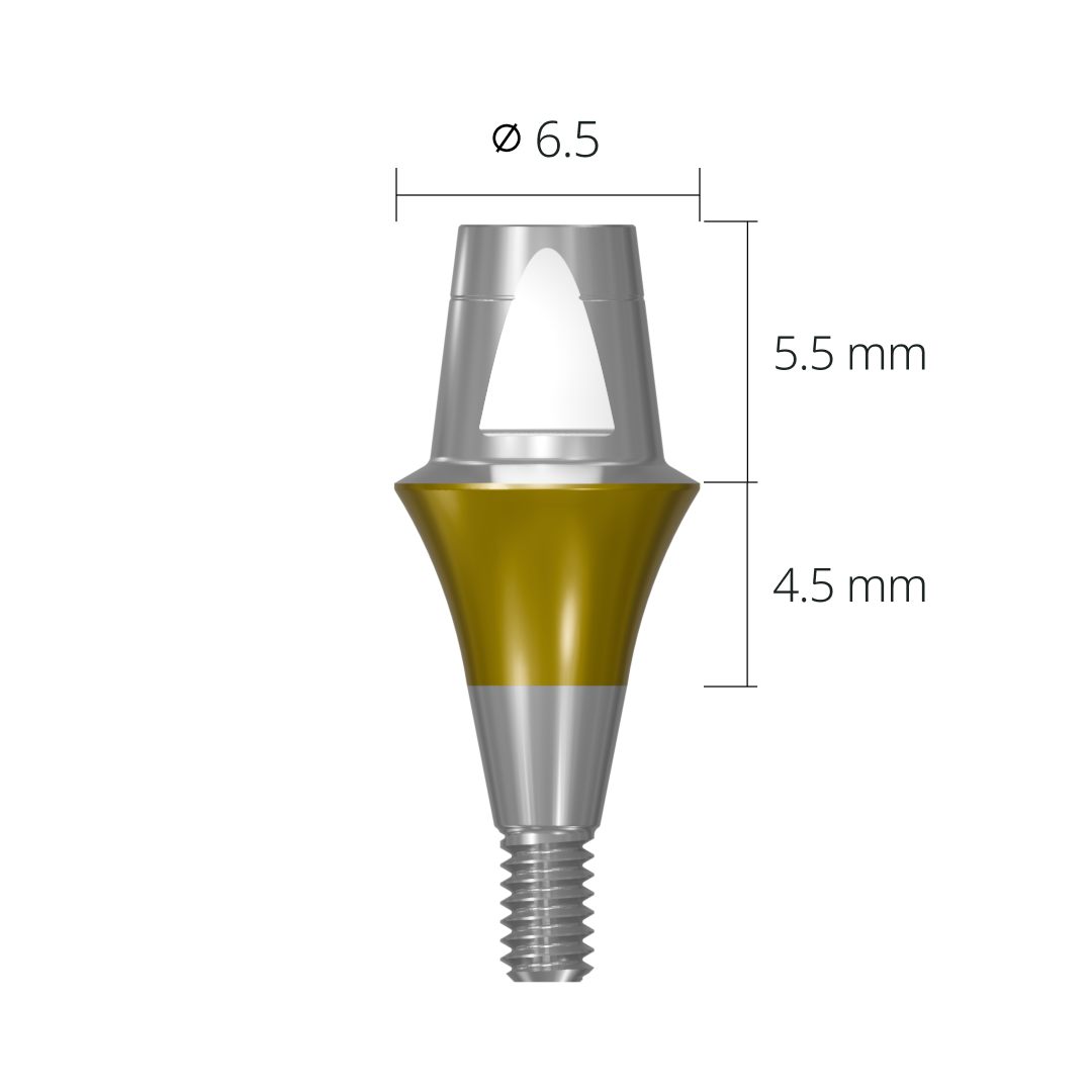 cab6545*abutment*long 6.5 4.5 mm