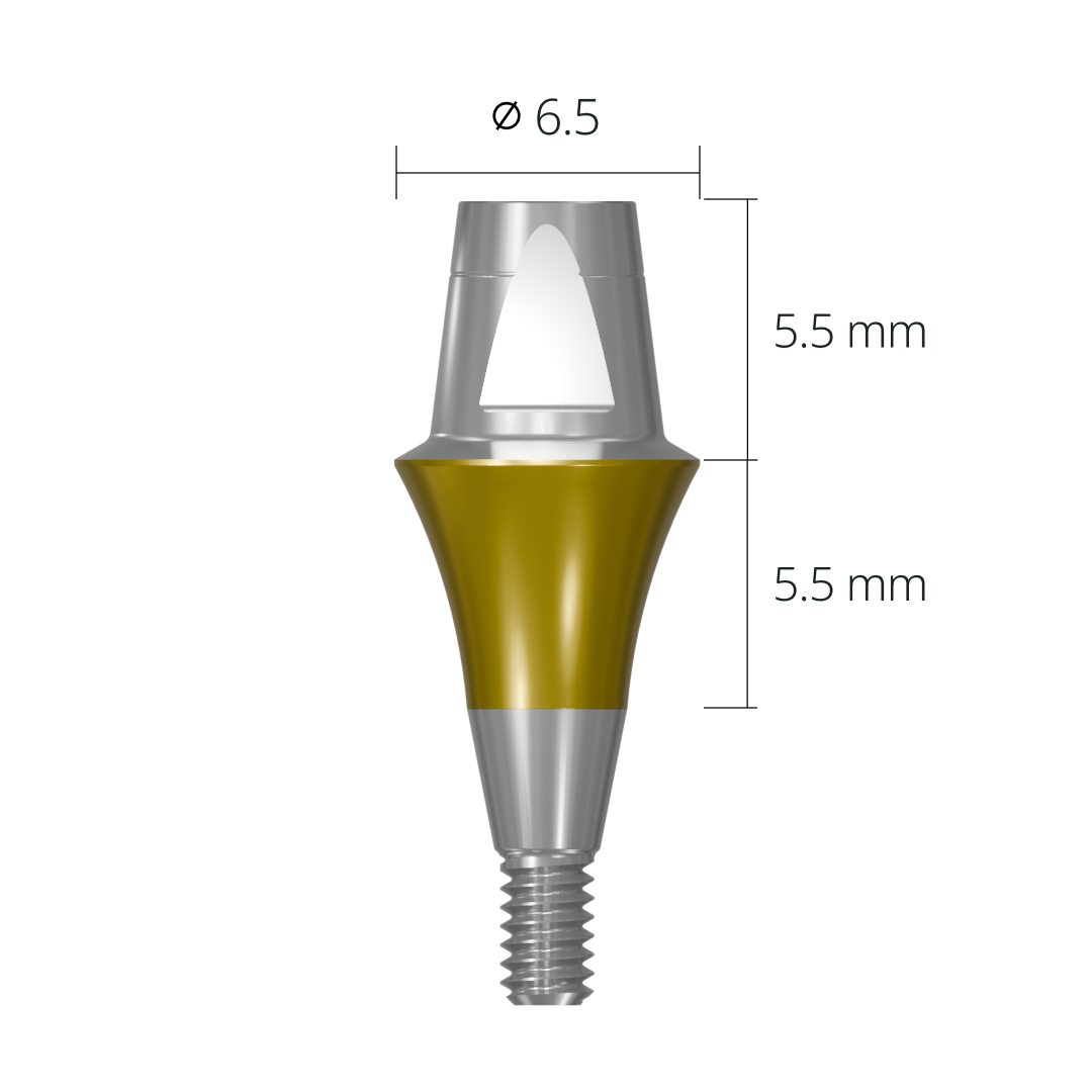 cab6555*abutment*long 6.5 5.5 mm