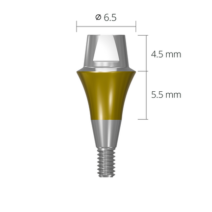 cab6555s*abutment*short 6.5 5.5 mm