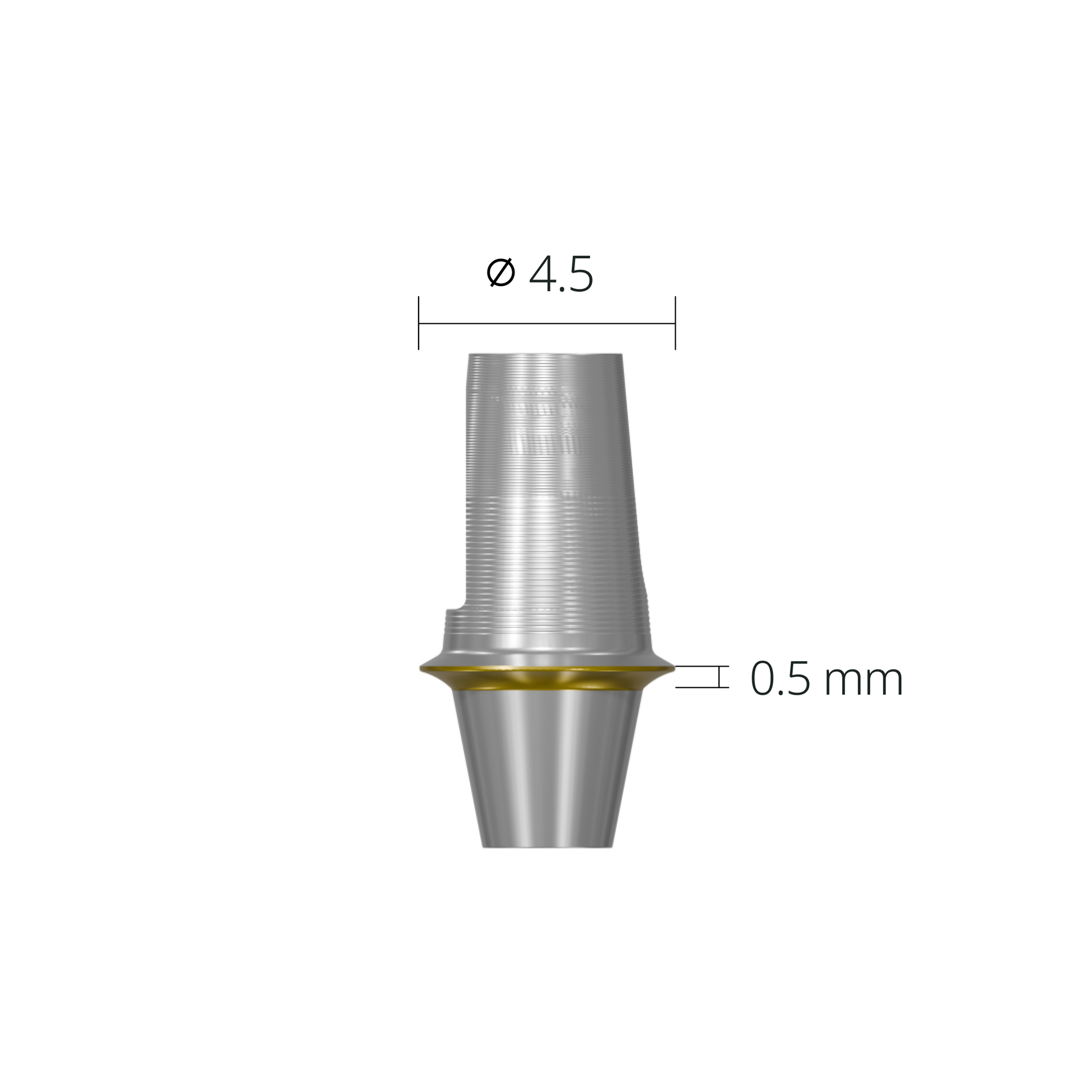 cdab4505nes*dimension*Ø4.5 (non-hex) (0.5mm)