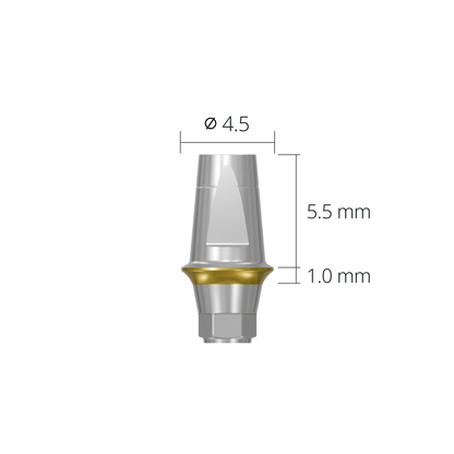 dab4510h*abutment*4.5 1.0 hex