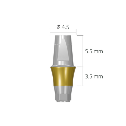 dab4535h*abutment*4.5 3.5 hex