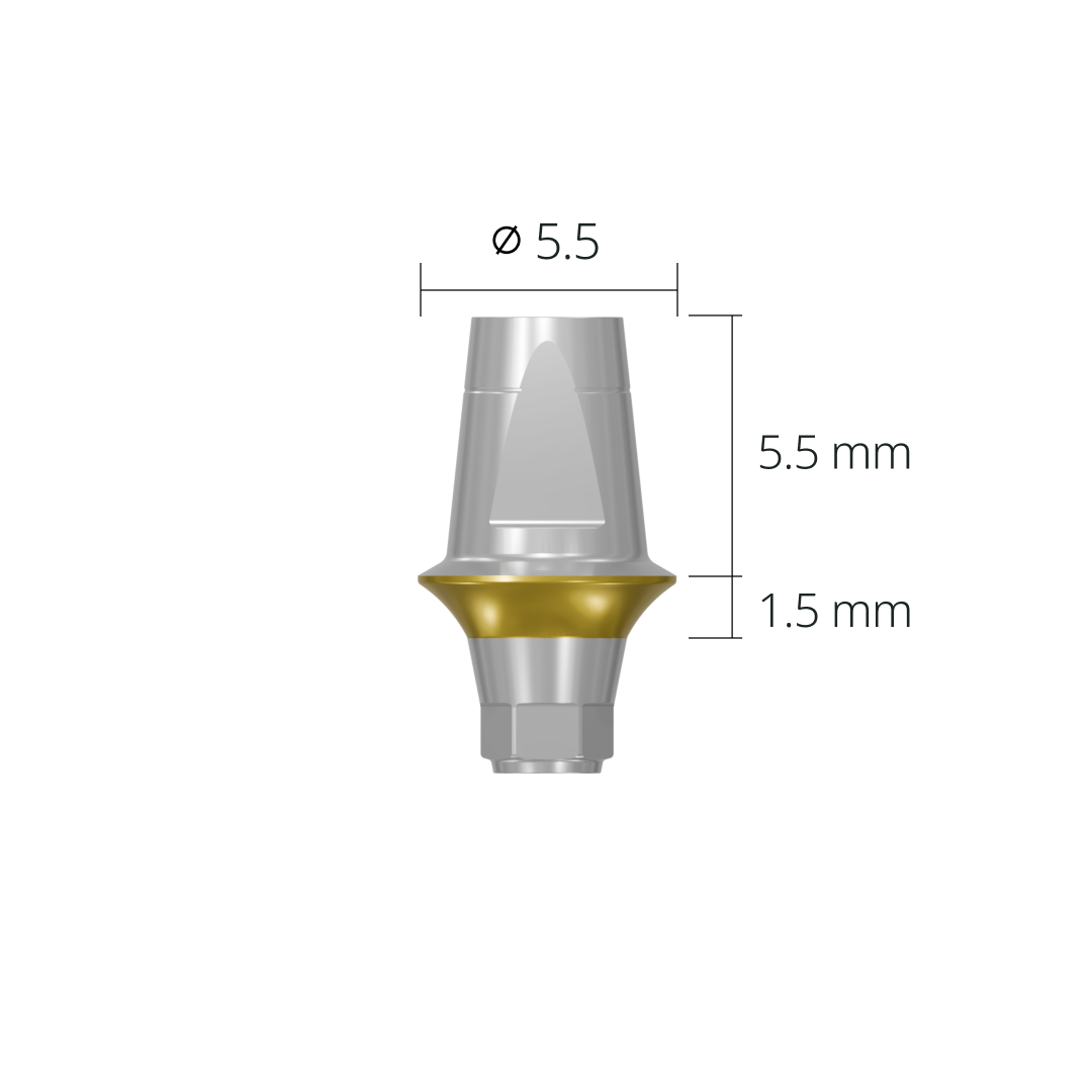 dab5515h*abutment*5.5 1.5 hex