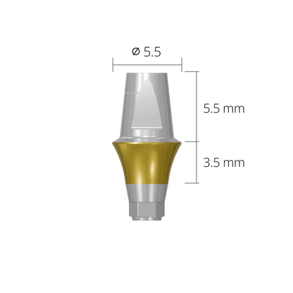 dab5535h*abutment*5.5 3.5 hex